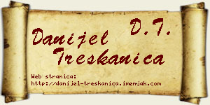 Danijel Treskanica vizit kartica